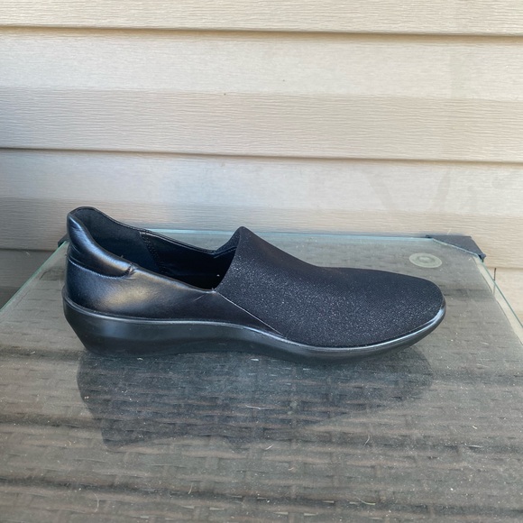 Ecco Incise Urban Slip-On Black Leather/Fabric EU Size 37 - Picture 5 of 8